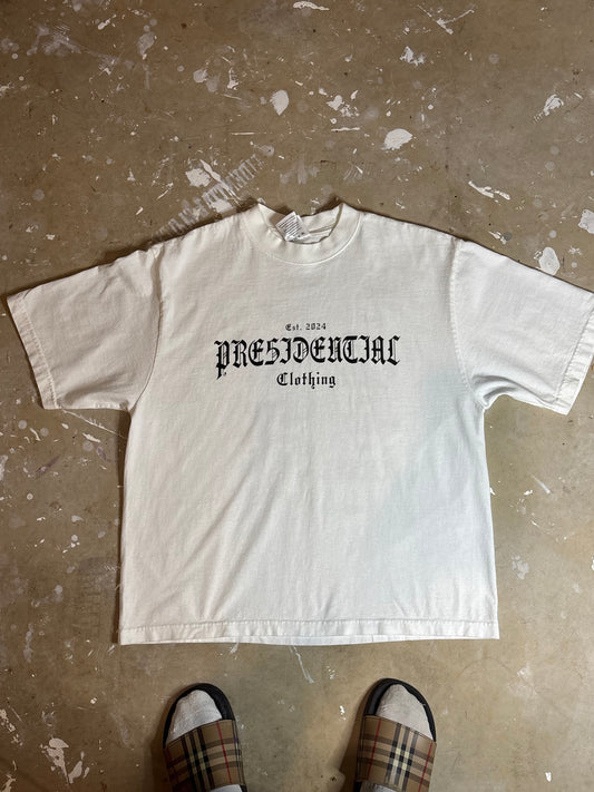 Drop shoulder T-shirt [white]